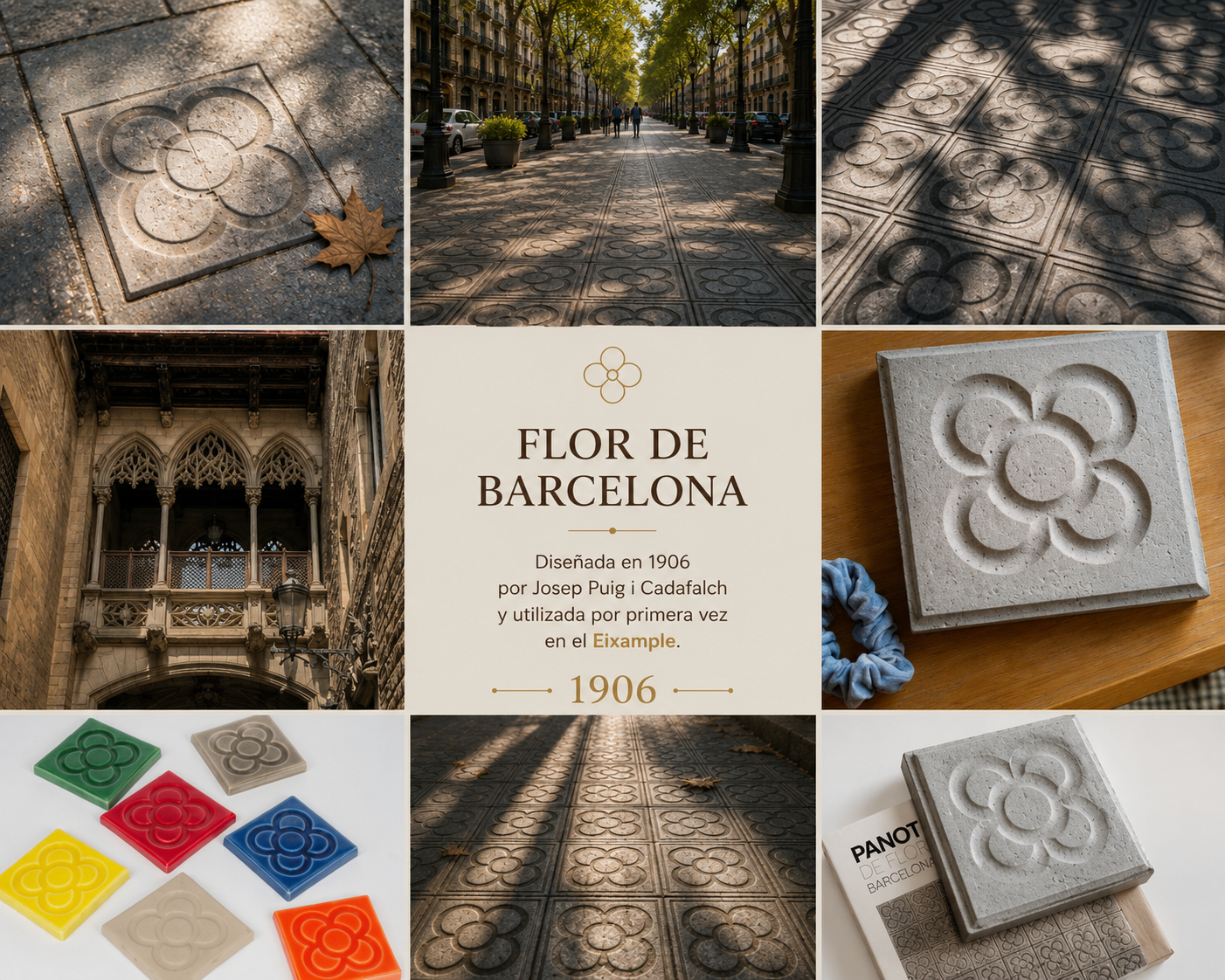 La Historia de la Flor de Barcelona: el símbolo modernista que inspira nuestras joyas