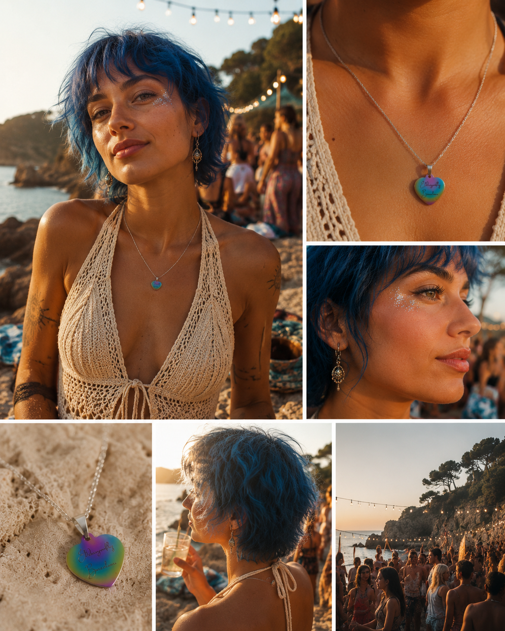 Collar Corazón Festivalero – Brilla Libre