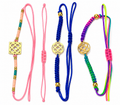 Set de 3 Pulseras Ajustables Flor de Barcelona – Amistad |Colección Valeria