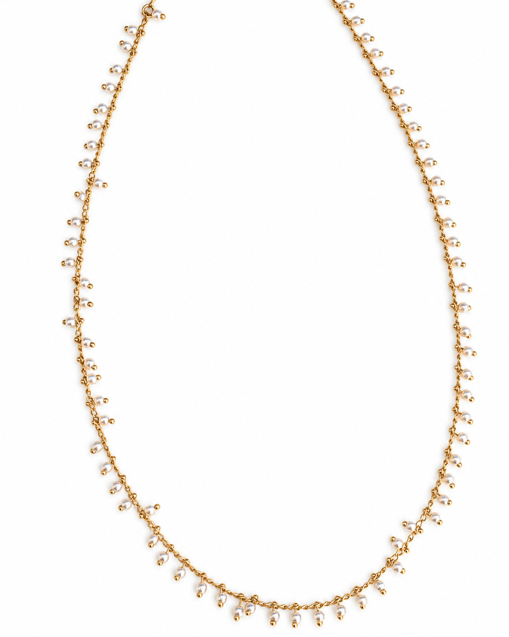 Collar Perlas Doradas Lola Vega – Edición Limitada