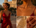 Collar Perlas Doradas Lola Vega – Edición Limitada