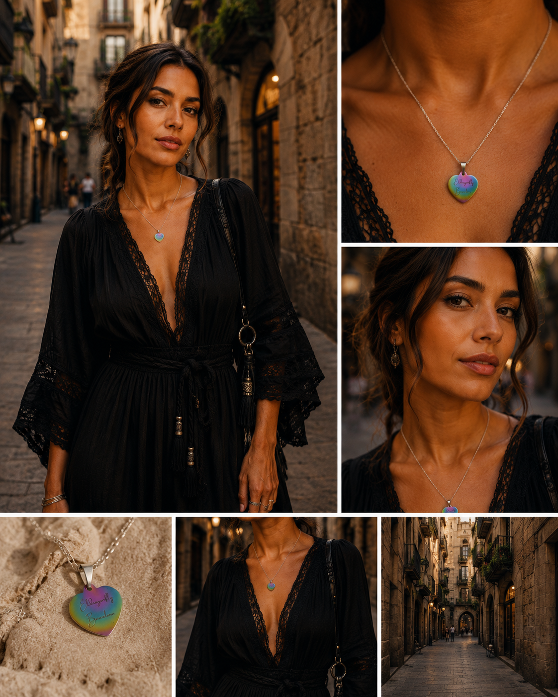 Collar Corazón Festivalero – Brilla Libre